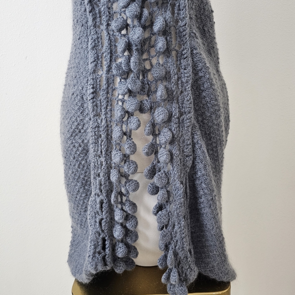 Catherine Malandrino long cardigan with poms poms S - Picture 7 of 15